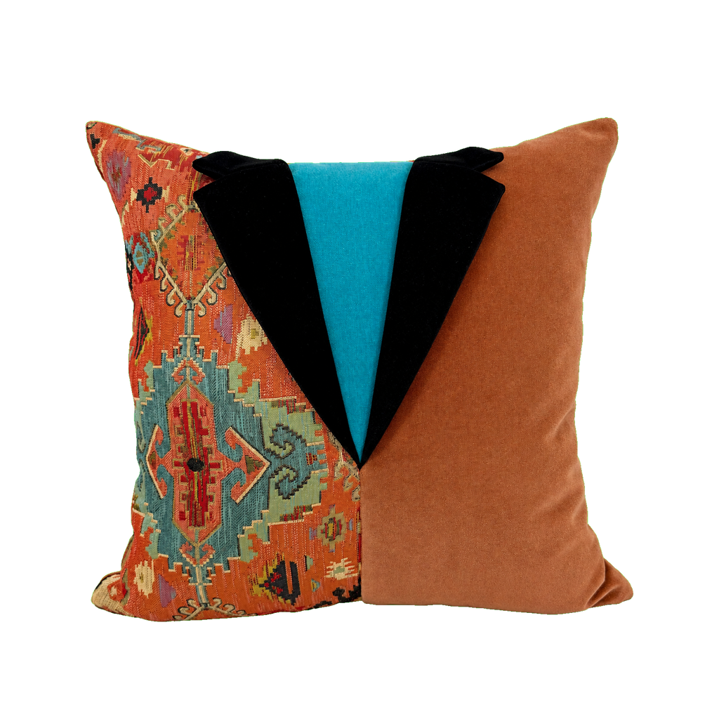 Santa Fe #1 – 22" × 22" Luxury Tailored Pillow