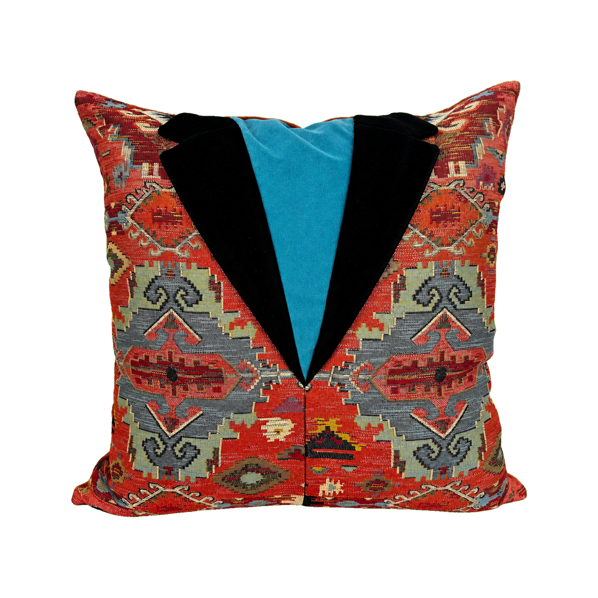Santa Fe #3 – 22" × 22" Luxury Tailored Pillow