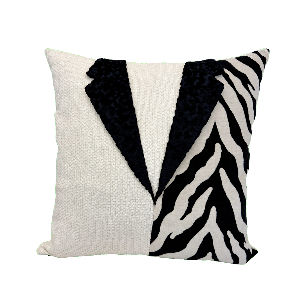 Untamed #4 – 22" × 22" Luxury Tailored Pillow