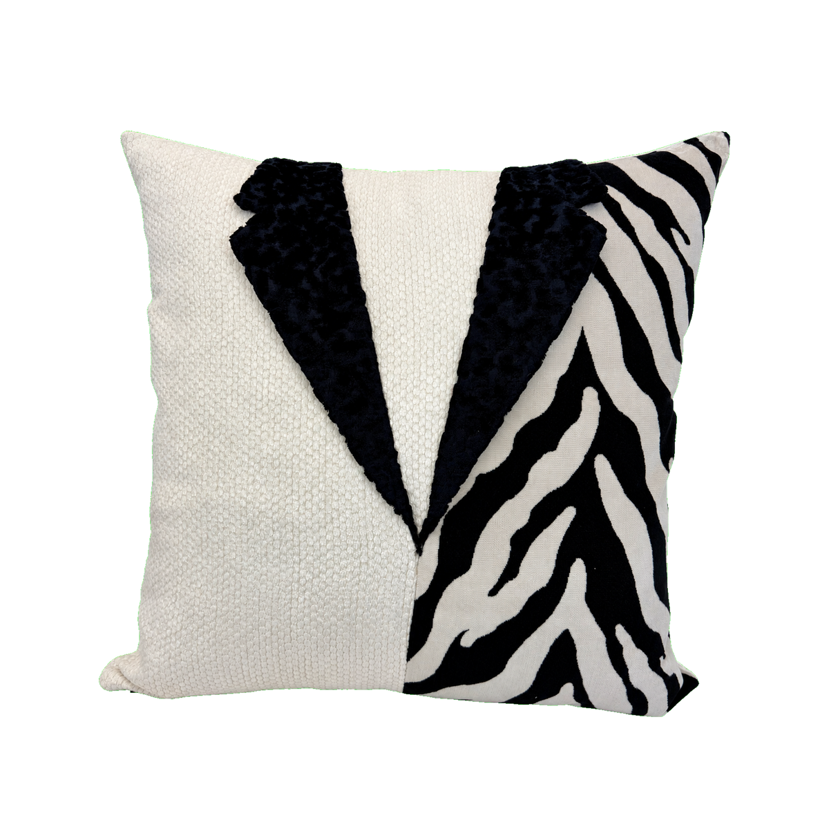 Untamed #4 – 22" × 22" Luxury Tailored Pillow