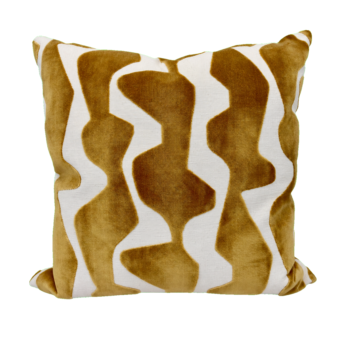 Spazzio Camel – 24" × 24" Luxury Square Pillow