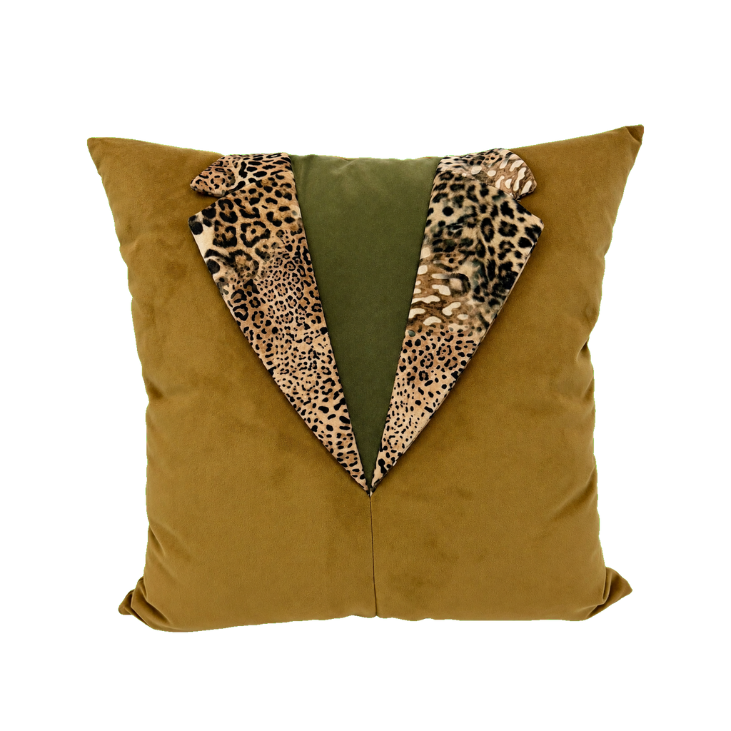 Serengeti #4 – 22" × 22" Luxury Tailored Pillow