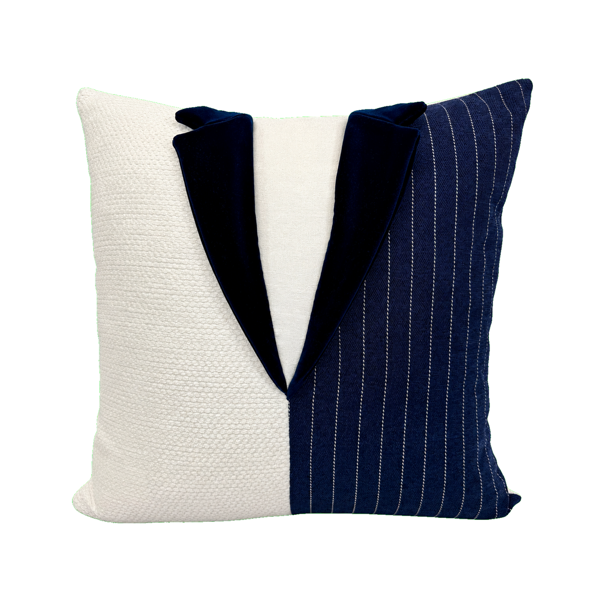 Newport #4 – 22" × 22" Luxury Tailored Pillow