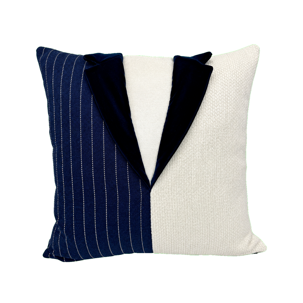 Newport #5 – 22" × 22" Luxury Tailored Pillow