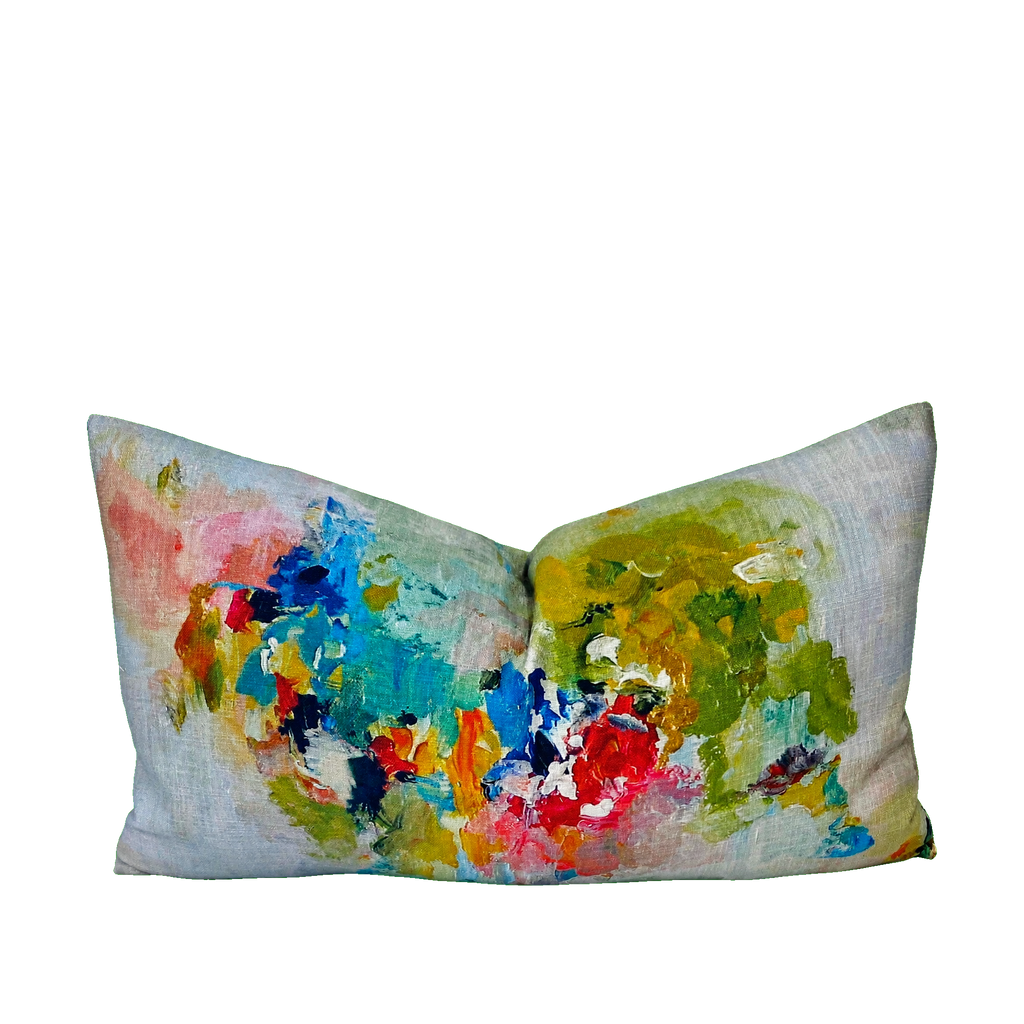 Giverny – 24" × 14" Luxury Lumbar Pillow