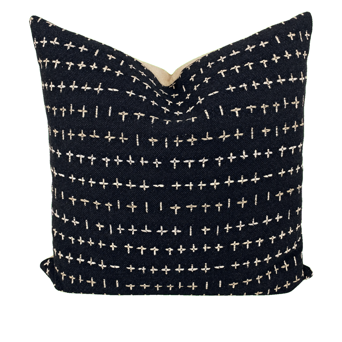 Morales Black – 24" × 24" Luxury Square Pillow