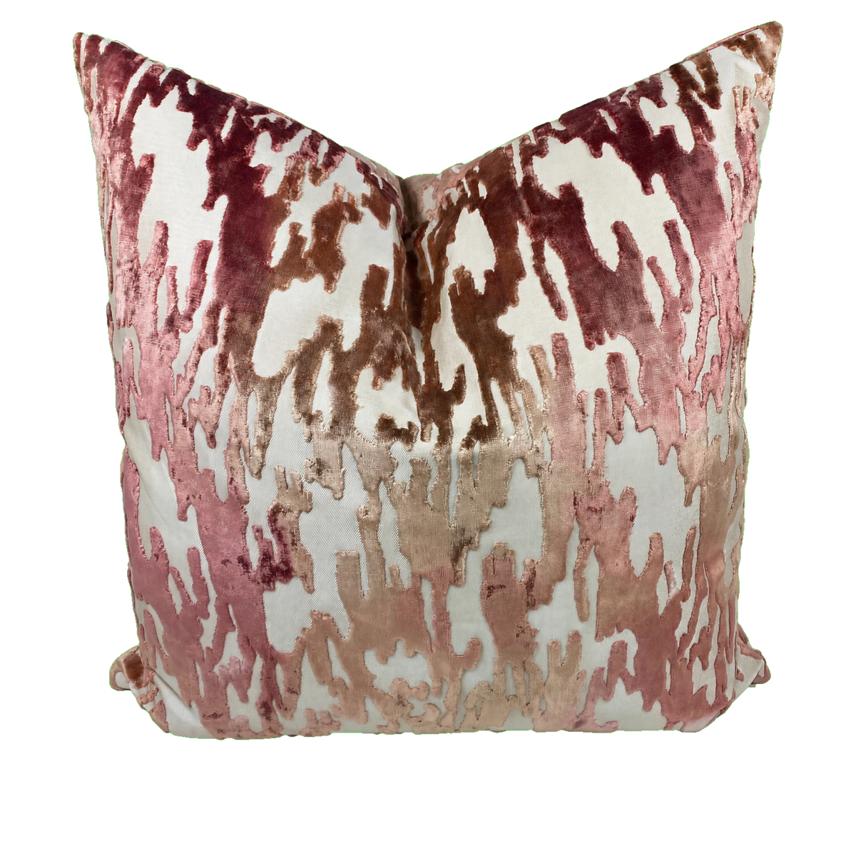 Jervis Blush – 24" × 24" Luxury Square Pillow