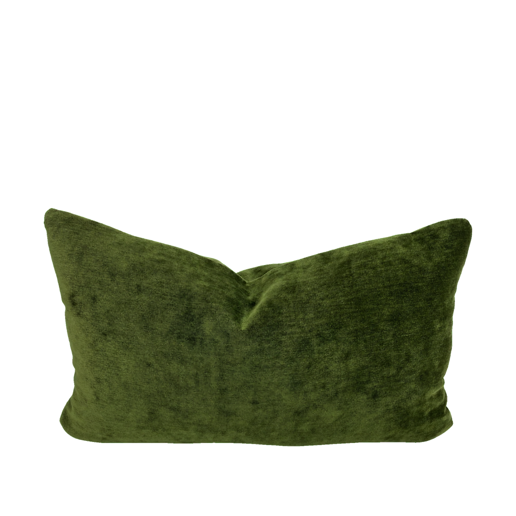 Olive Reserve – 24" × 14" Luxury Lumbar Pillow