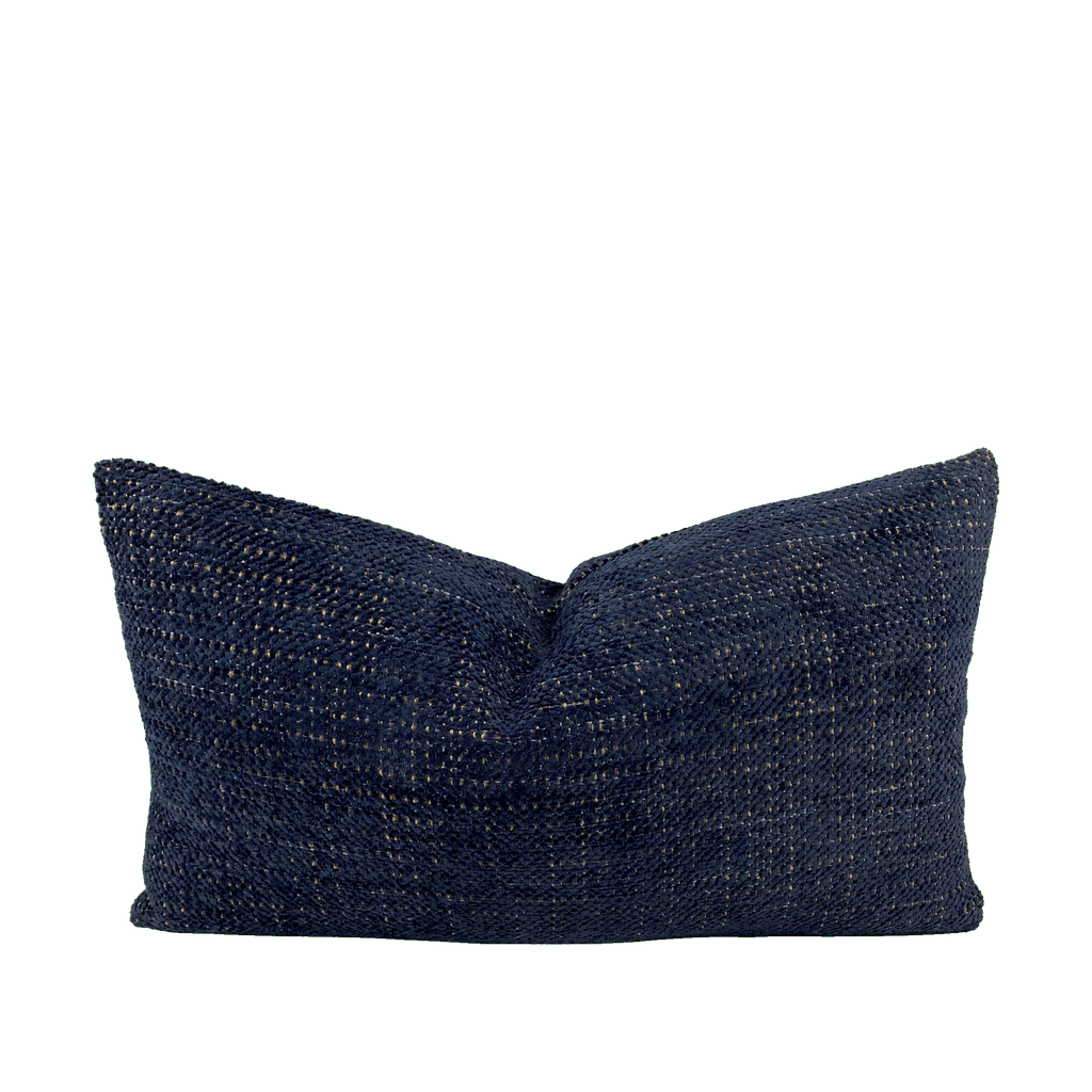 Midnight Brass – 24" × 14" Luxury Lumbar Pillow