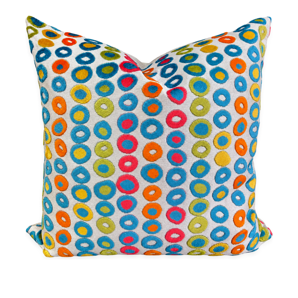 Simetra (Double Front) – 24" × 24" Luxury Square Pillow