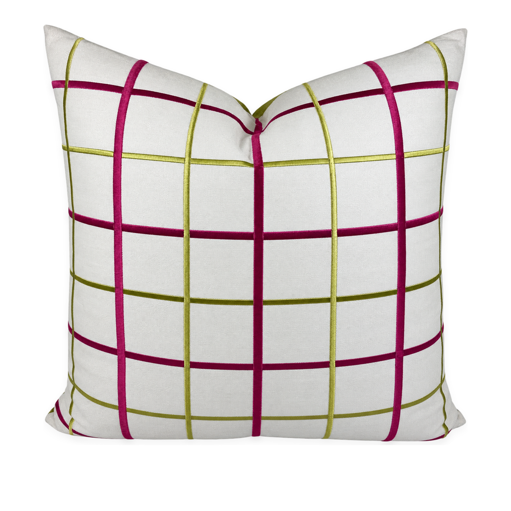 Gateway Raspberry – 24" × 24" Luxury Square Pillow
