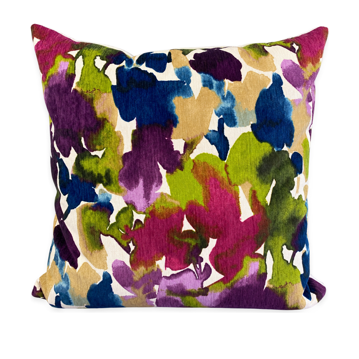 Aquarelle Multi – 24" × 24" Luxury Square Pillow