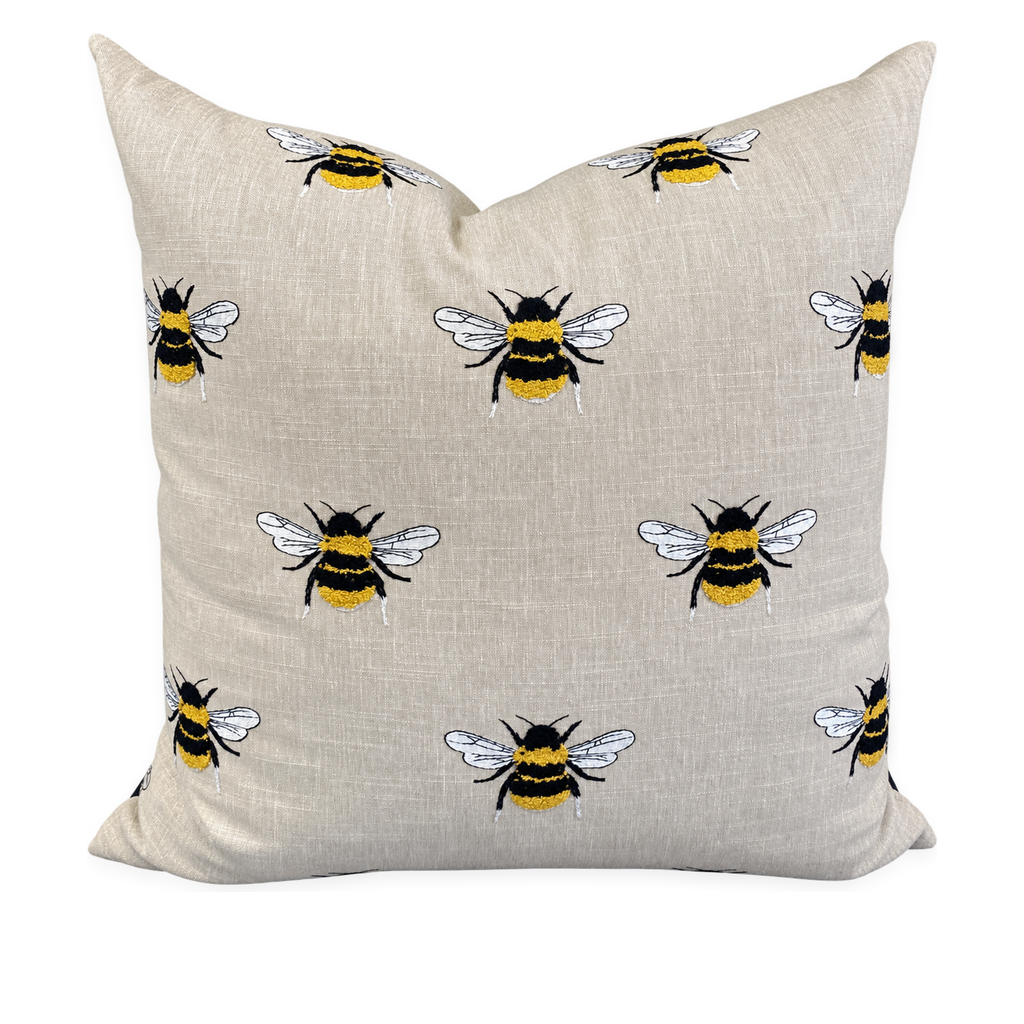 Busy Bee Linen – 24" × 24" Luxury Square Pillow