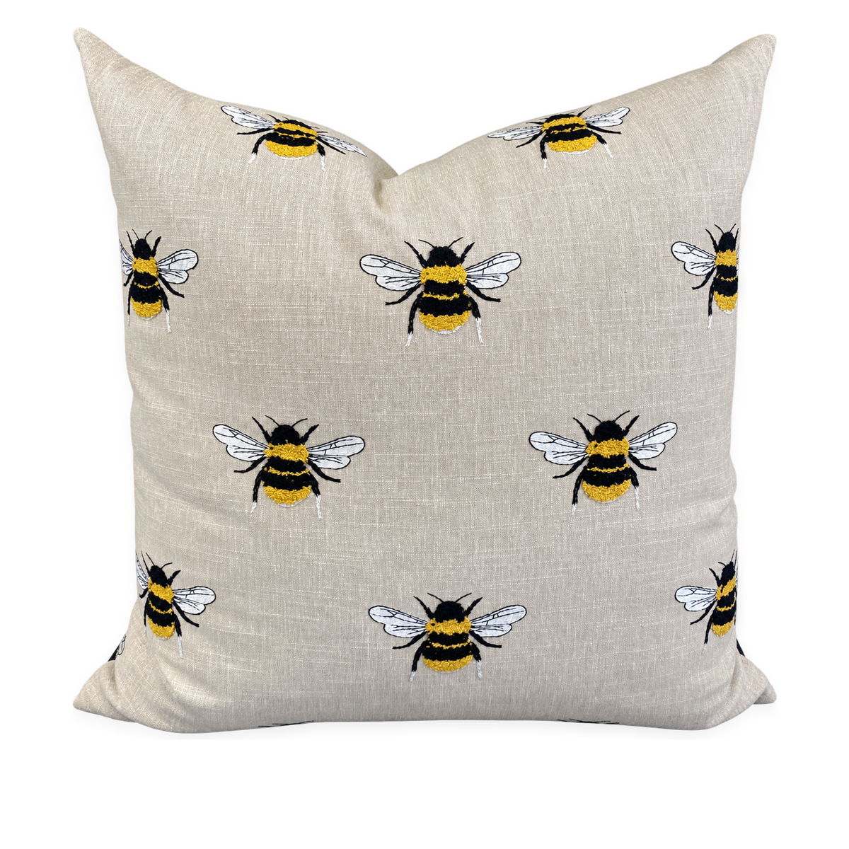 Busy Bee Linen – 24" × 24" Luxury Square Pillow