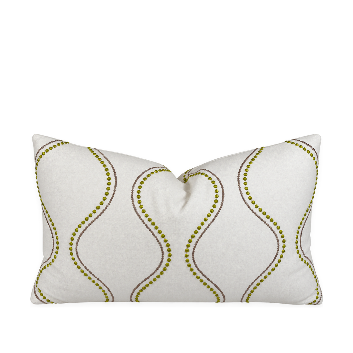 String of Pearls – 24" × 14" Luxury Lumbar Pillow
