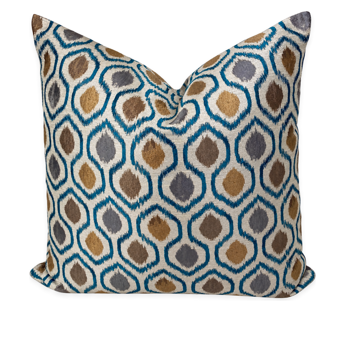 Brandon Turquoise – 24" × 24" Luxury Square Pillow