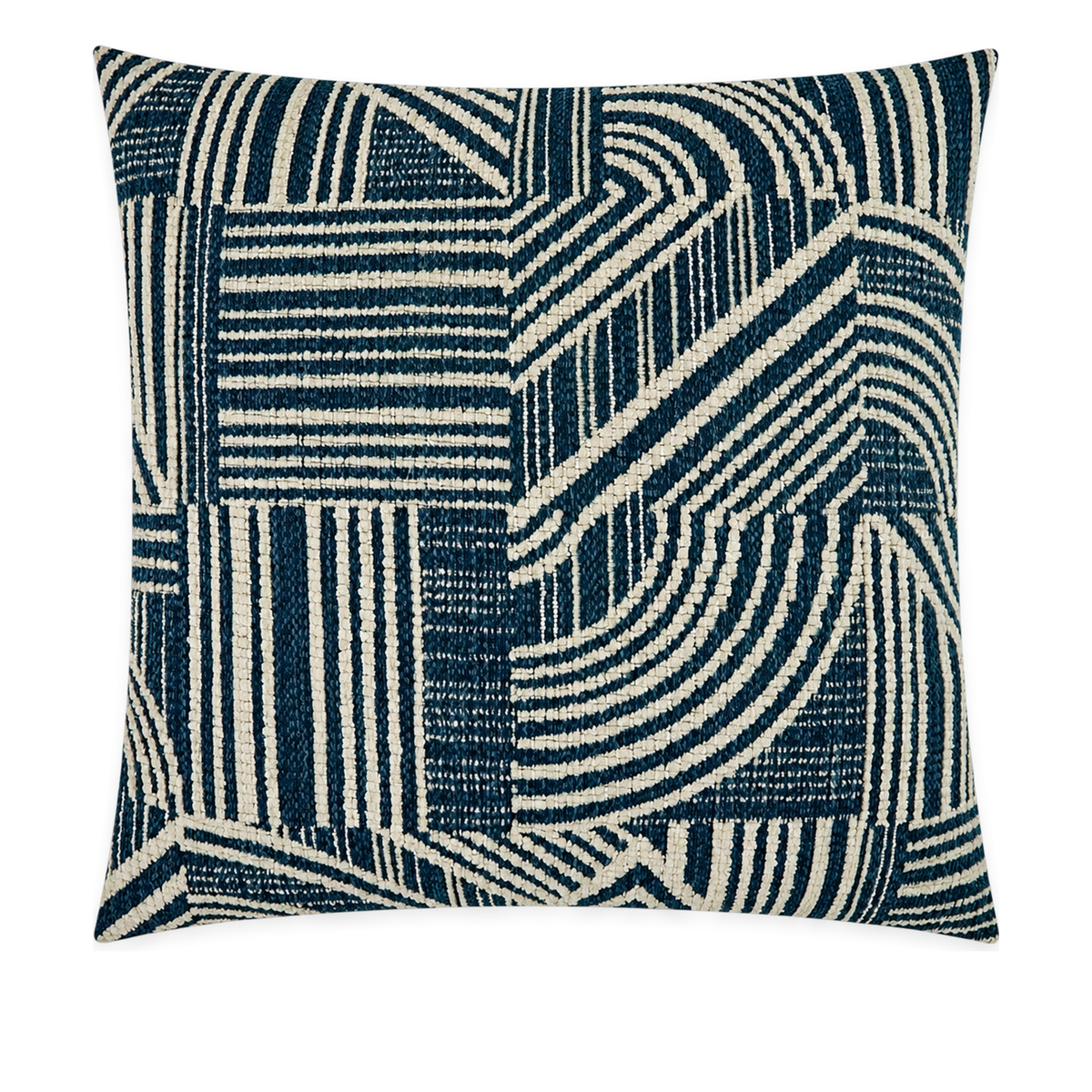 Zaria Azure – 24" × 24" Luxury Square Pillow