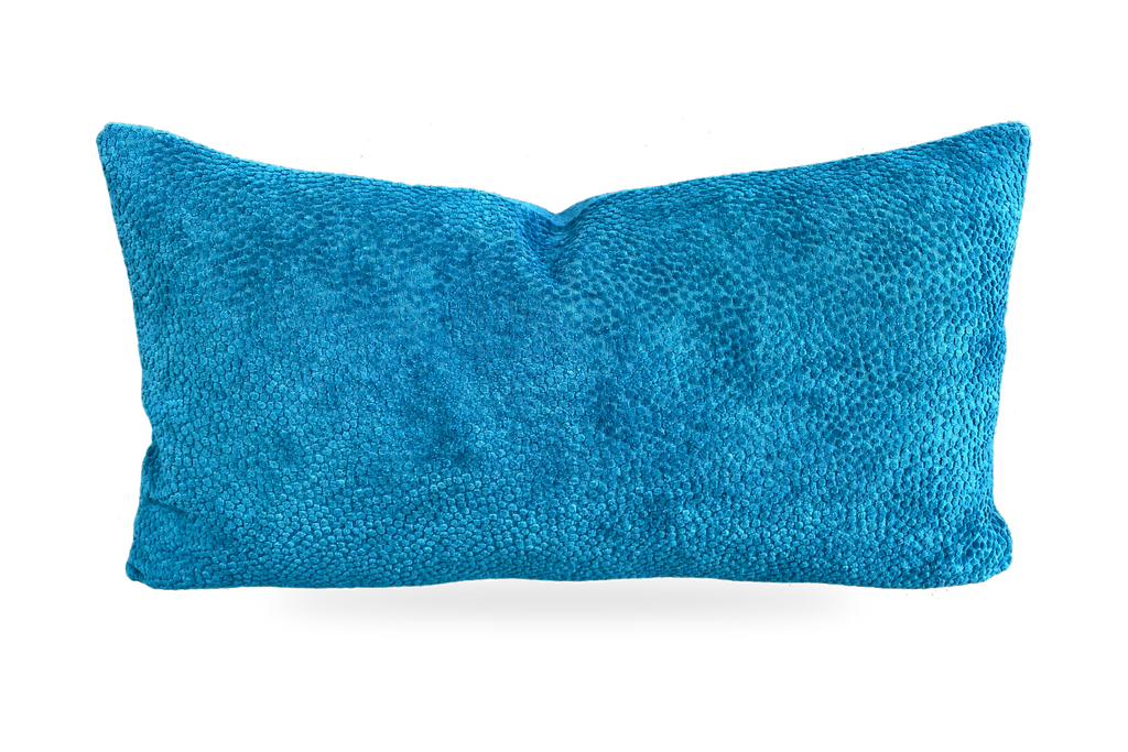 Pasadena Teal – 24" × 14" Luxury Lumbar Pillow