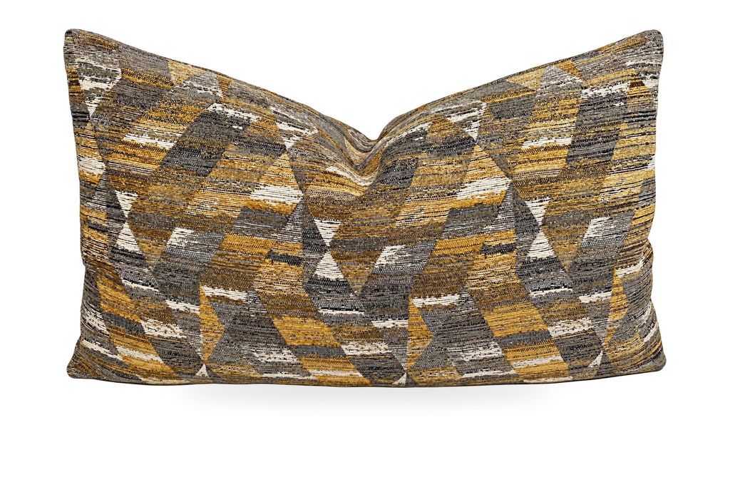 Pyramid Jewel – 24" × 14" Luxury Lumbar Pillow