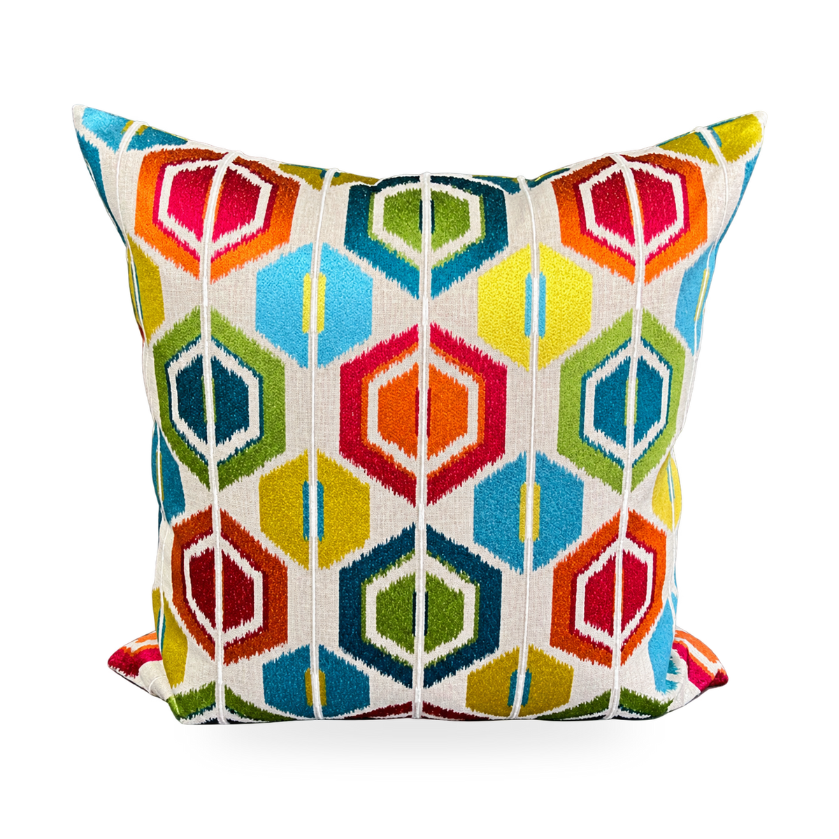 Palm Springs Modern – 24" × 24" Luxury Square Pillow