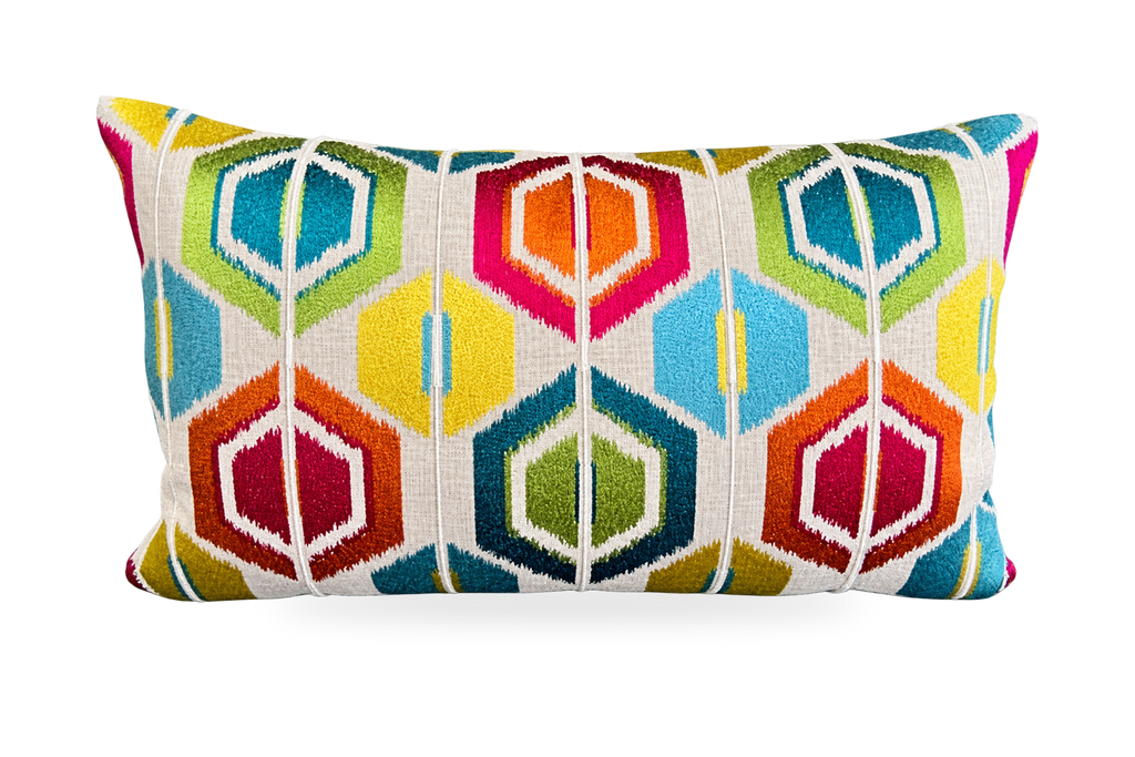 Palm Springs Modern – 24" × 14" Luxury Lumbar Pillow