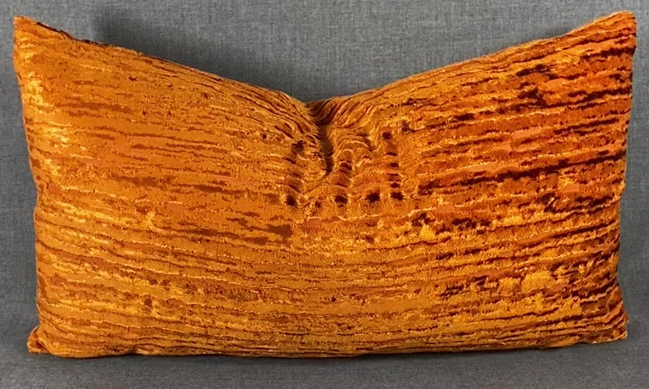 Luxury Lumbar Pillow – 24" × 14" – Wake Pumpkin