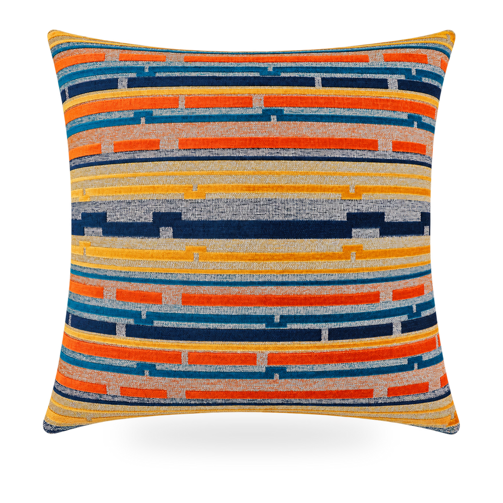 Punctuate Sunset – 24" × 24" Luxury Square Pillow