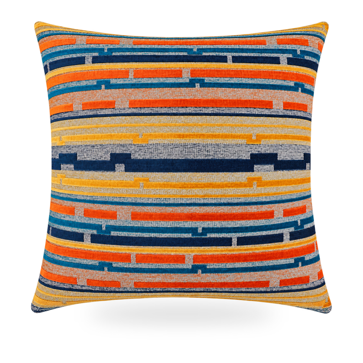 Punctuate Sunset – 24" × 24" Luxury Square Pillow
