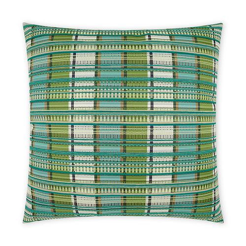 Luxury Outdoor Pillow - 22" x 22" - Conch-Tahiti; Sunbrella, or equivalent, fabric with fiber fill