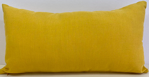 Luxury Outdoor Lumbar Pillow - 22" x 12" - Gold Coast