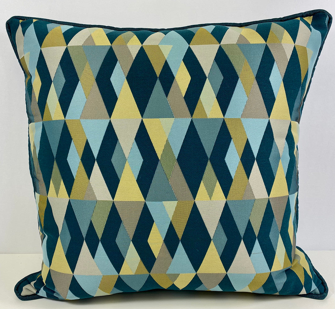 Luxury Outdoor Pillow - 22" x 22" - Harlequin - Kaleidoscope