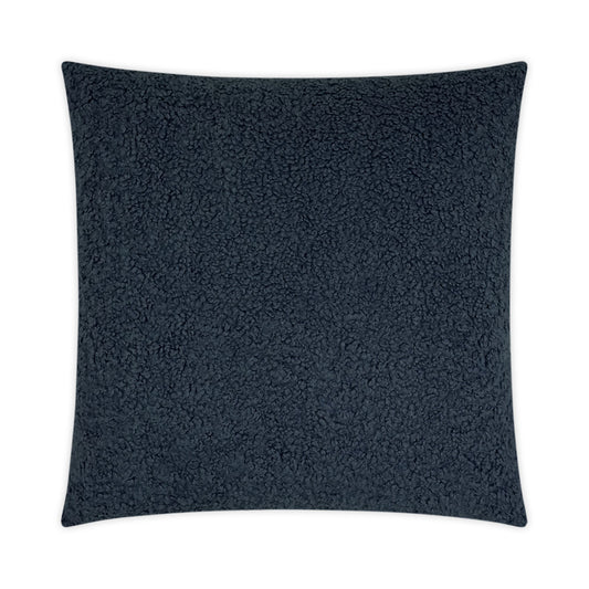 Luxury Pillow -  24" x 24" -  Poodle Navy; Poodle like fiber, very soft to the touch