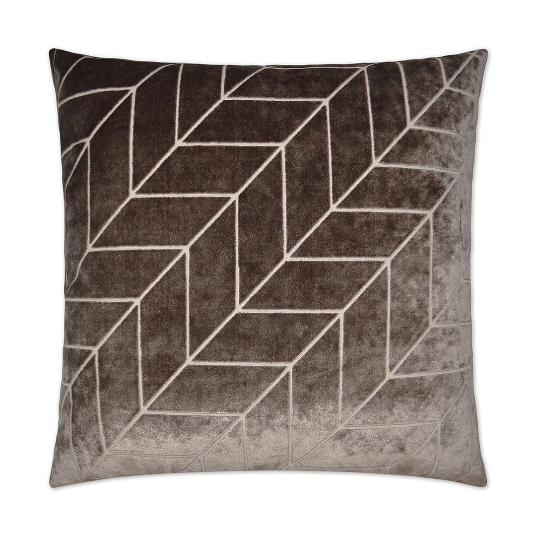 Luxury Pillow - 24” x 24” - Villa Mocha