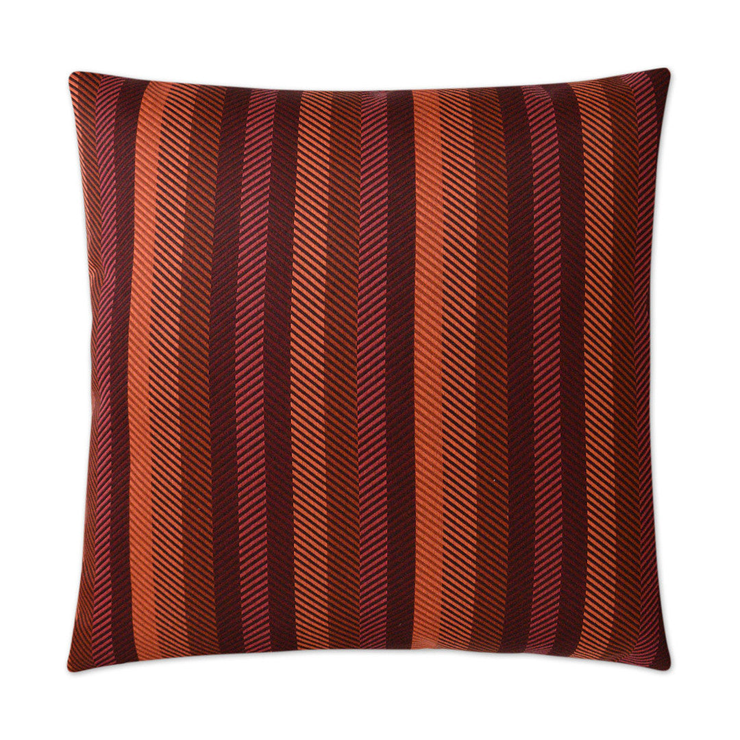 Luxury Outdoor Pillow - 22" x 22" Lattitude-Merlot; Sunbrella, or equivalent, Fabric with fiber fill