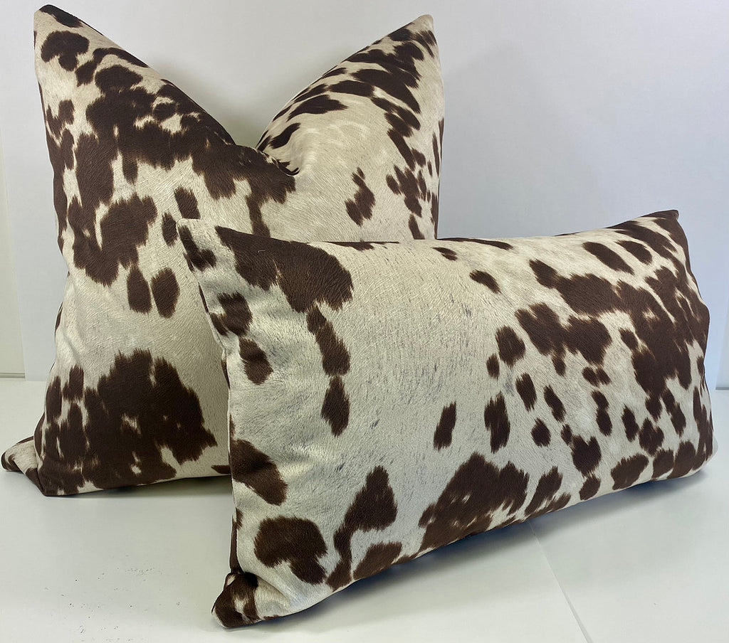 Luxury Lumbar Pillow - 24" x 14"- Yellowstone Ranch Brown