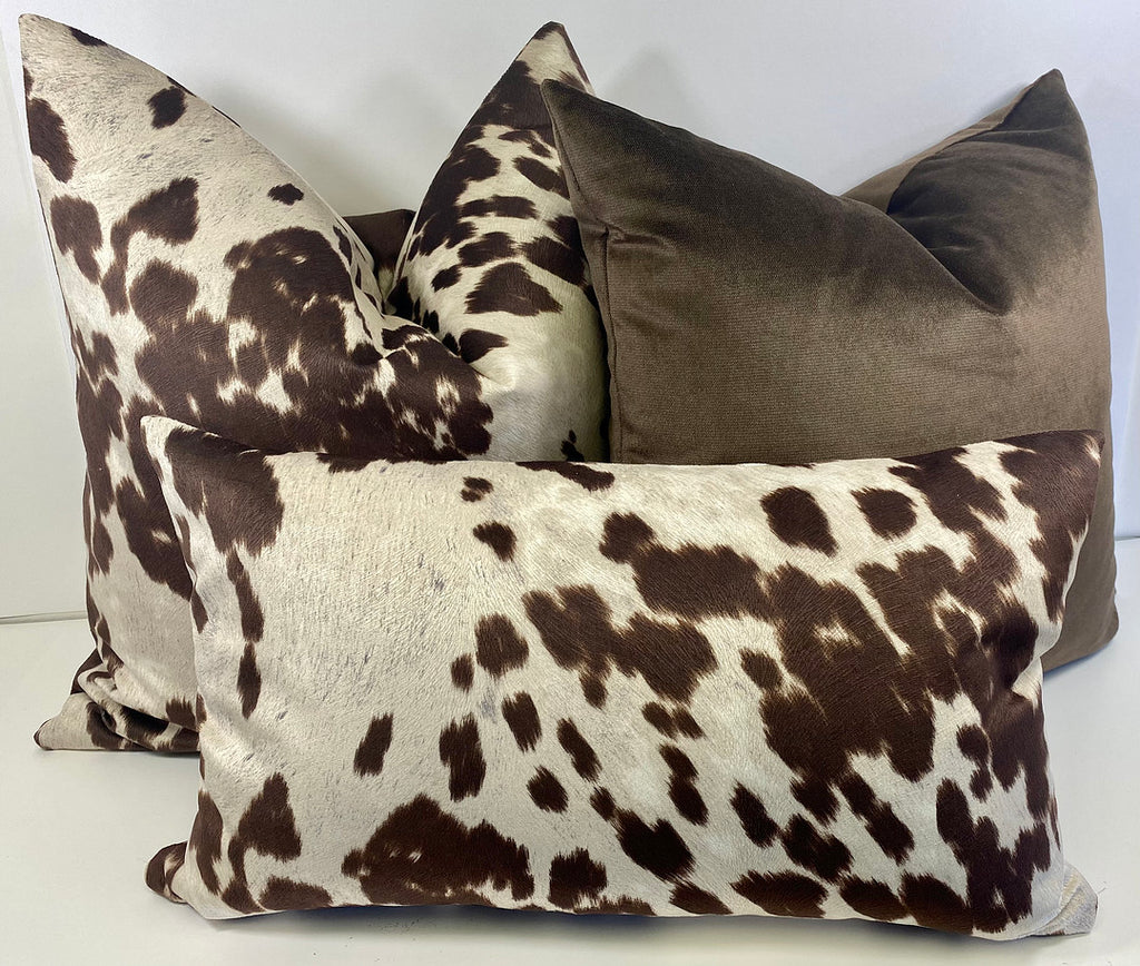 Luxury Lumbar Pillow - 24" x 14"- Yellowstone Ranch Brown