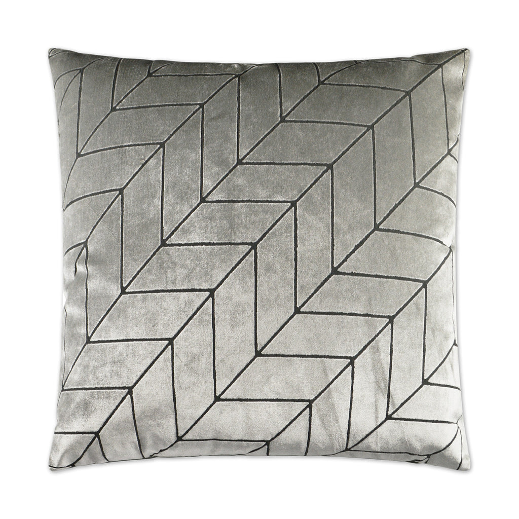 Luxury Pillow - 24" x 24" - Villa Silver
