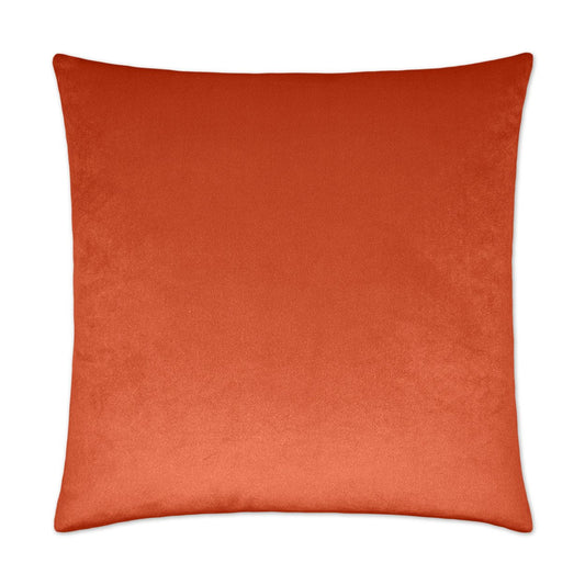 Luxury Pillow - 24” x 24” - Gemini - Mango Charcoal; Bright mango orange one side, charcoal the other