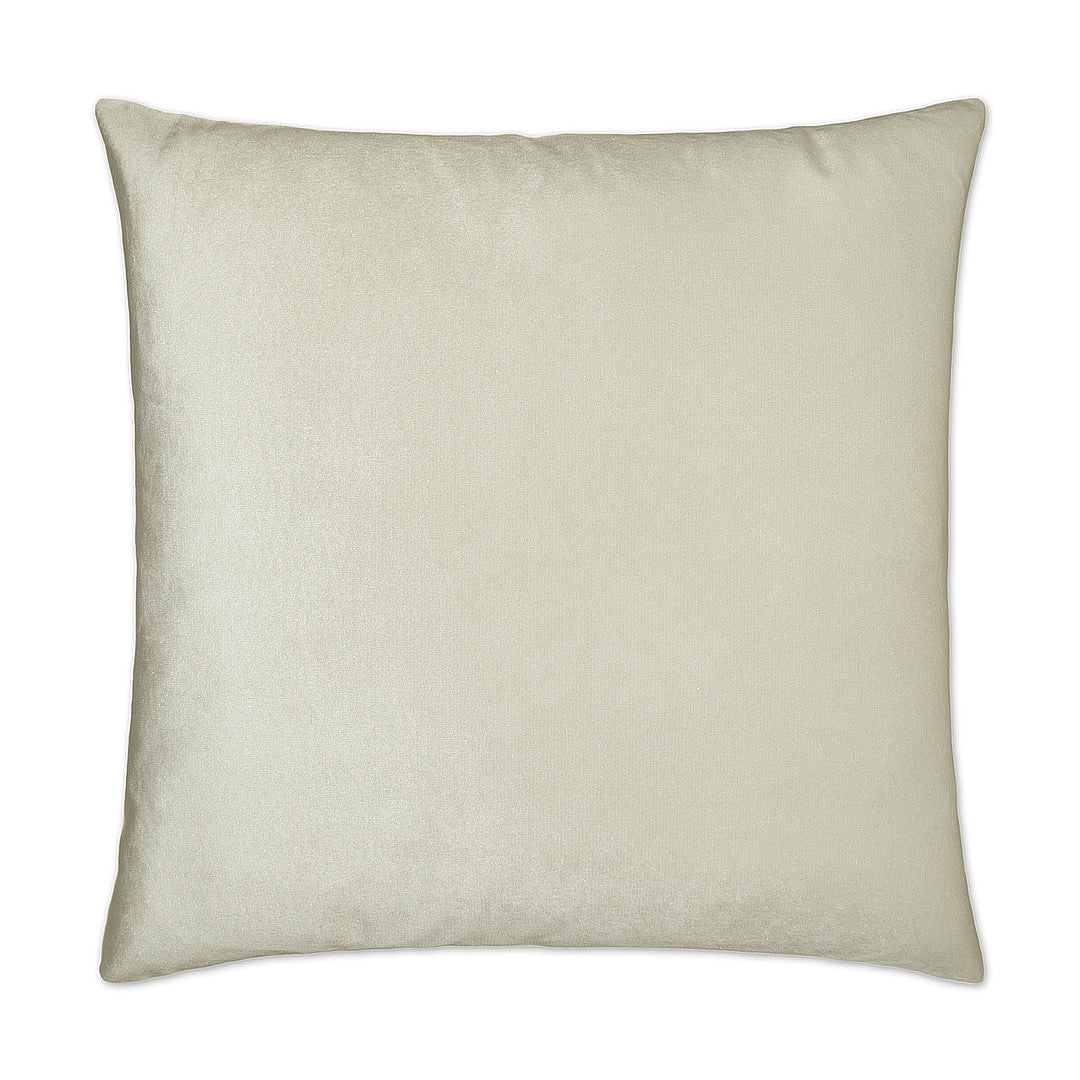 Luxury Pillow -  24" x 24" -  Belvedere-Ivory; Ivory colored velvet