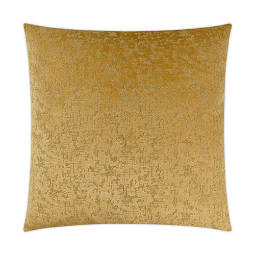 Luxury Pillow - 24" x 14" - Decopage Lumbar - Golden; A brassy velvet gold fabric that just glows