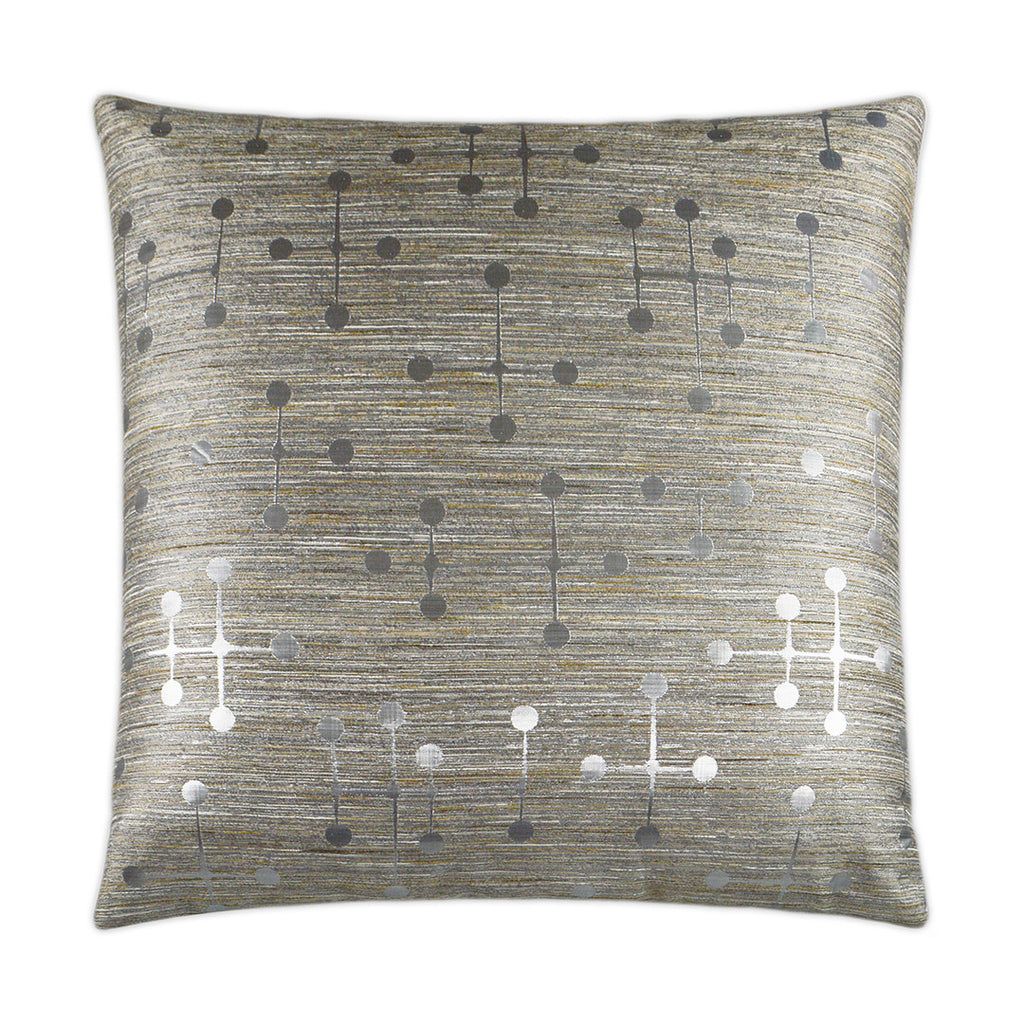Luxury Pillow -  24" x 24" -  Morse Silver