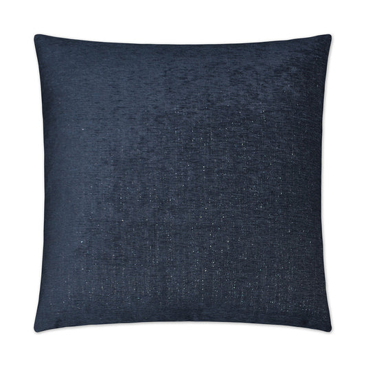 Luxury Pillow -  24" x 24" -  Trend - Midnight; Navy ground with tiny silver dots like stars in the night sky