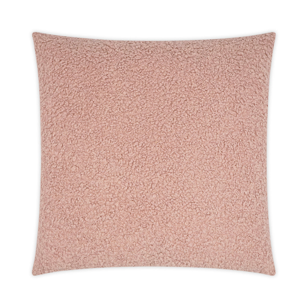 Luxury Pillow -  24" x 24" -  Poodle Blush; Poodle like hair fiber, very soft to the touch.