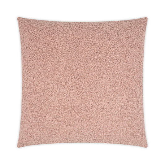 Luxury Pillow -  24" x 24" -  Poodle Blush; Poodle like hair fiber, very soft to the touch.