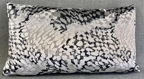 Luxury Lumbar Pillow - 24" x 14" - Flirty-Pewter