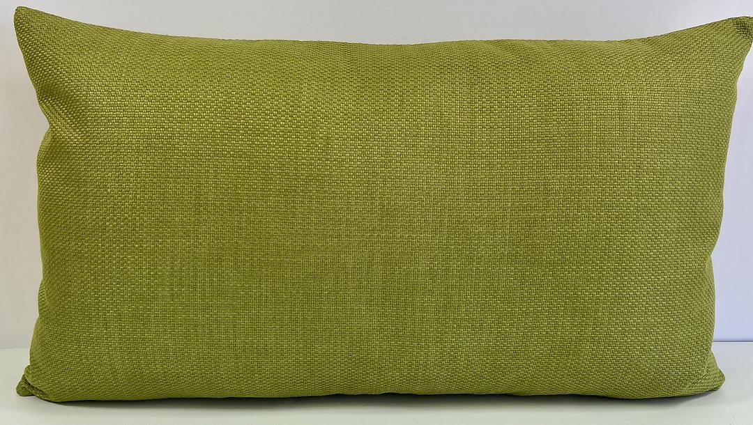 Luxury Pillow -  24" x 14" - Tamarisk-Lime: Beautiful lime green color with smooth textured fabric.
