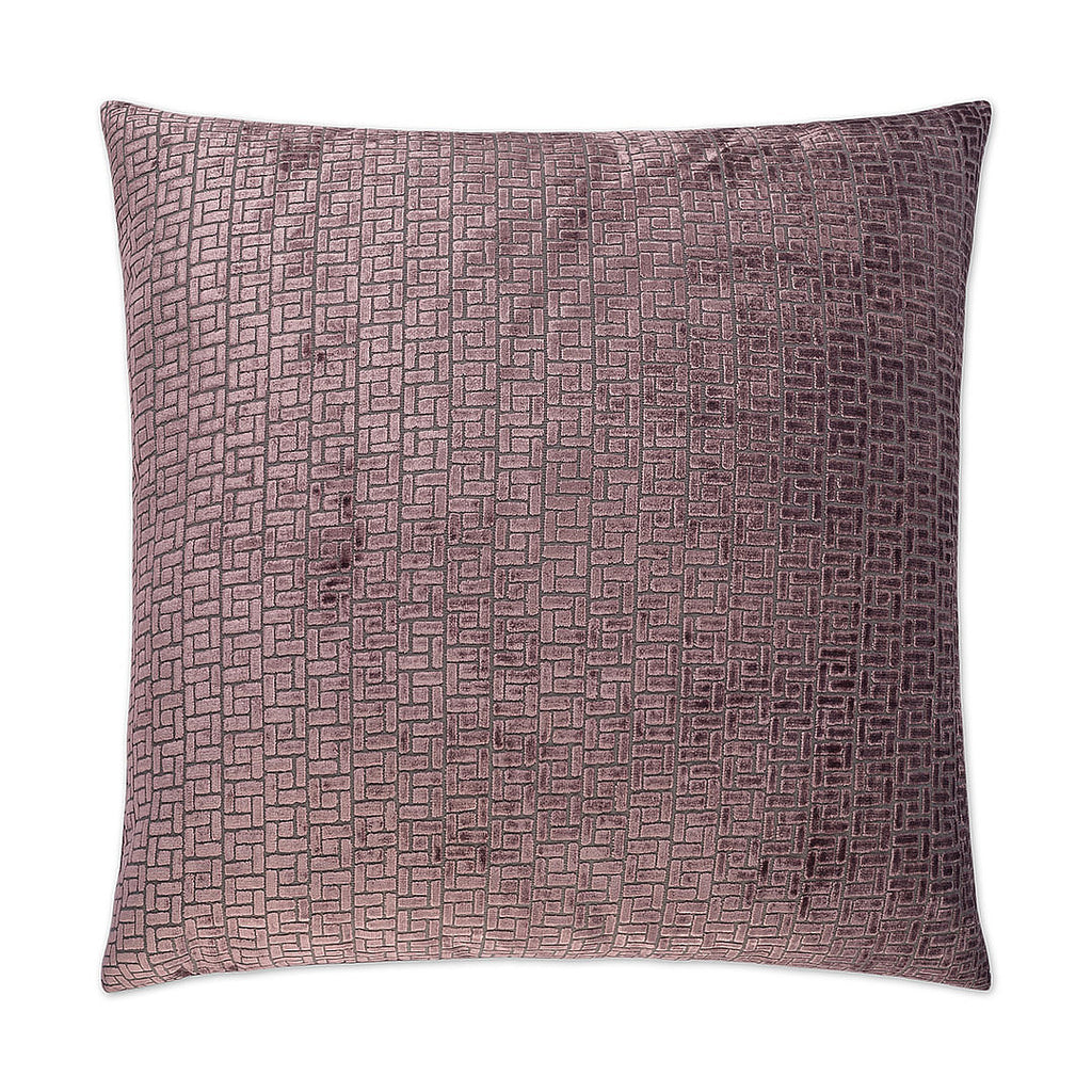 Luxury Pillow – 24" × 24" – Jenga Plum