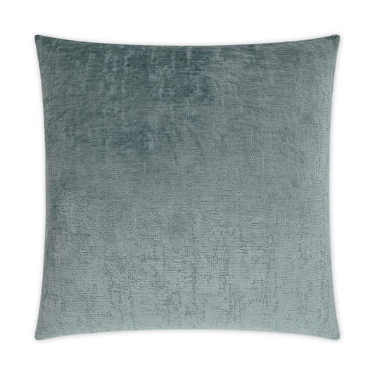 Luxury Pillow -  24" x 24" -  Hamlet-Mist; Soft blue textural pillow