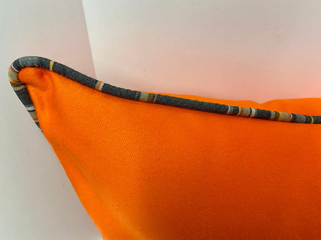 Luxury Outdoor Pillow - 22" x 22" - Vallauris-Orange