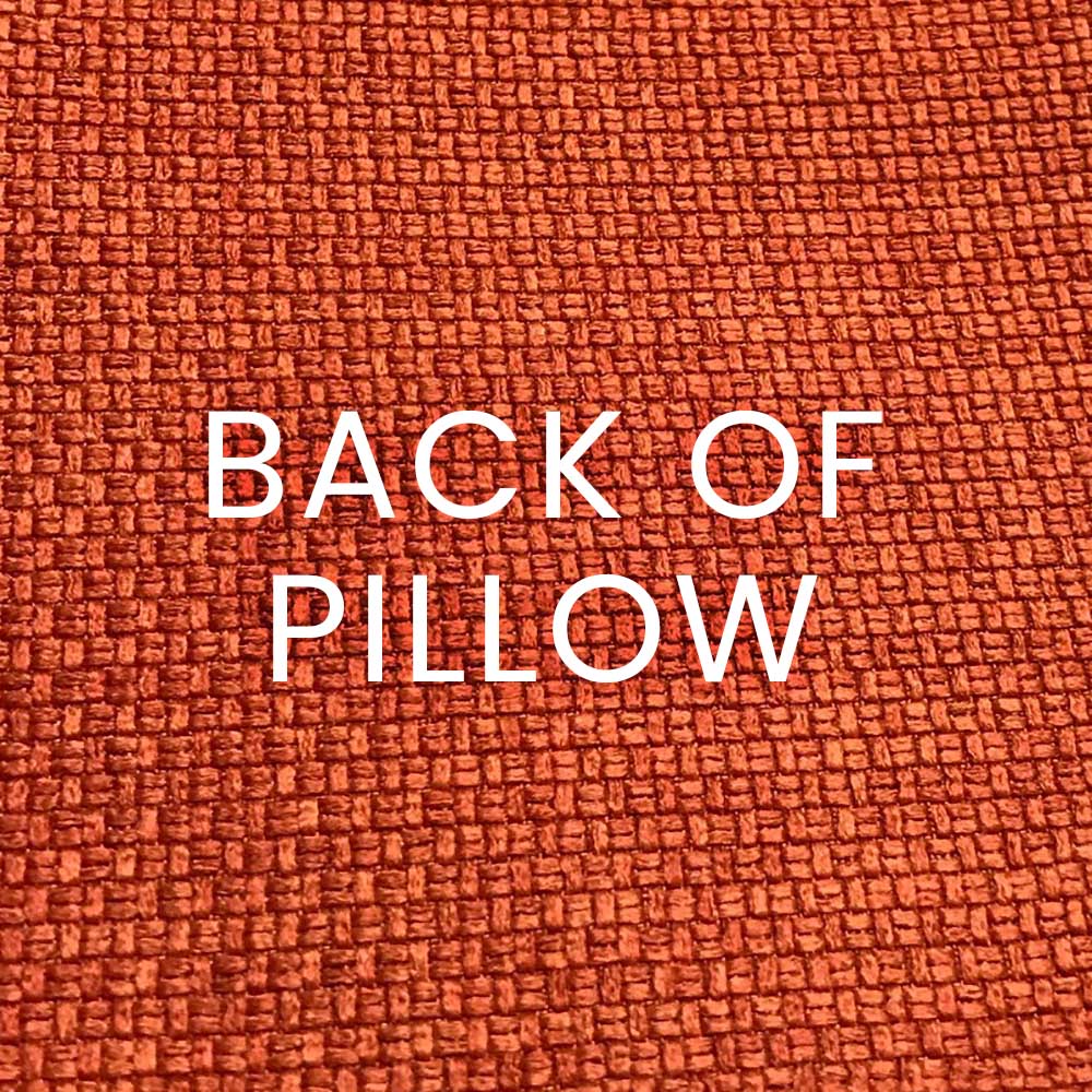 Empress Casandra Orange – 24" × 24" Luxury Square Pillow